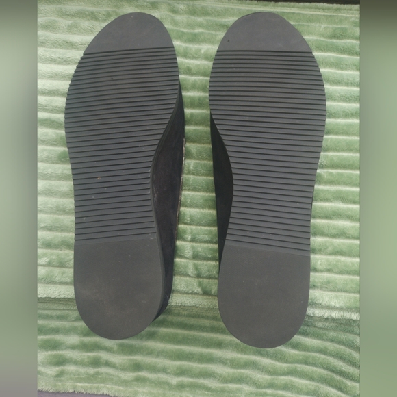 Marc Joseph-New York Women's Black Suede Leather and Croc Loafers. Size 10. - Picture 9 of 16